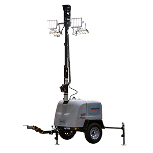 Light tower rentals for work zone traffic control